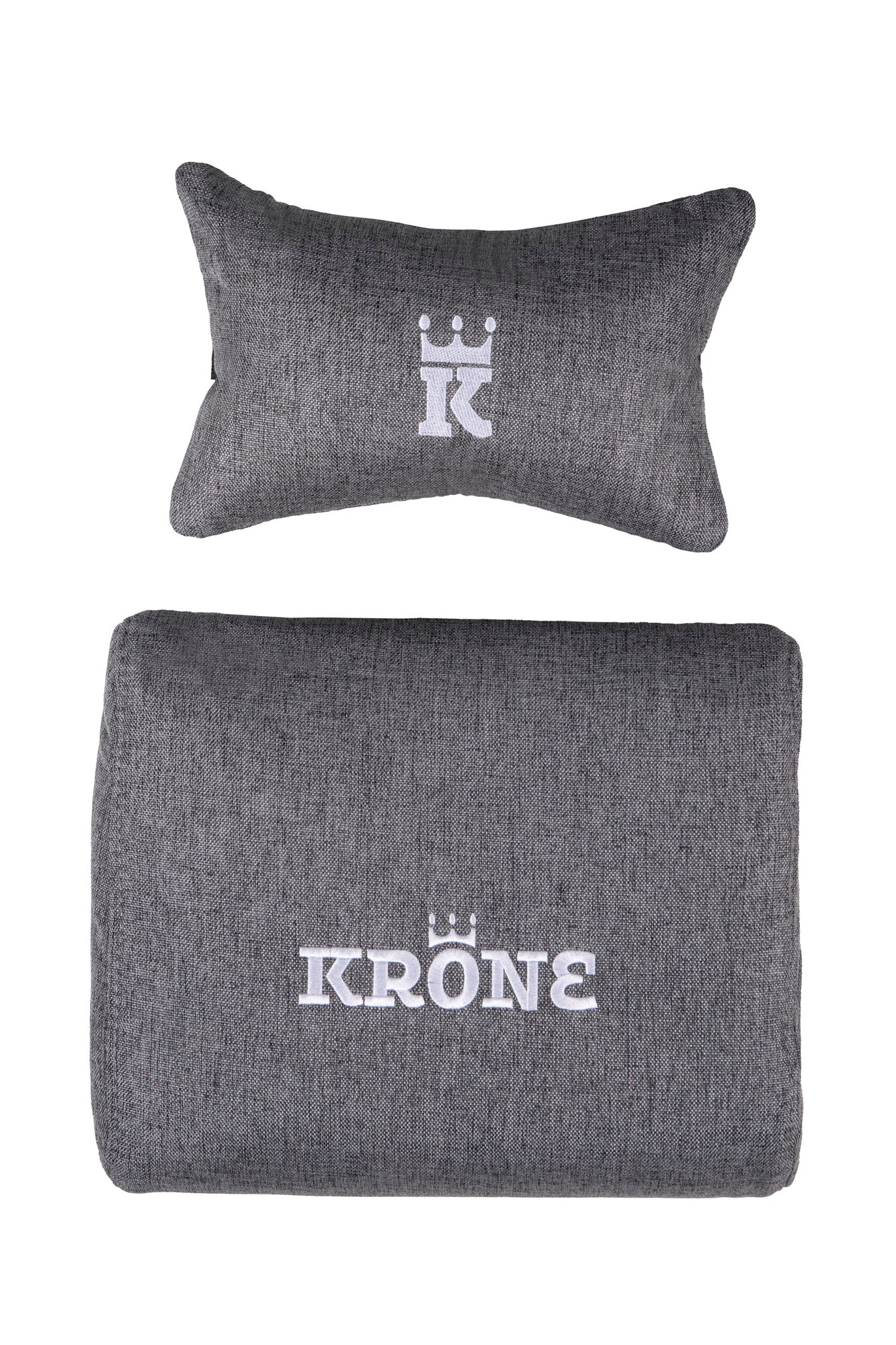 Silla Gamer Oficina Krone Reclinable Fabric Gris