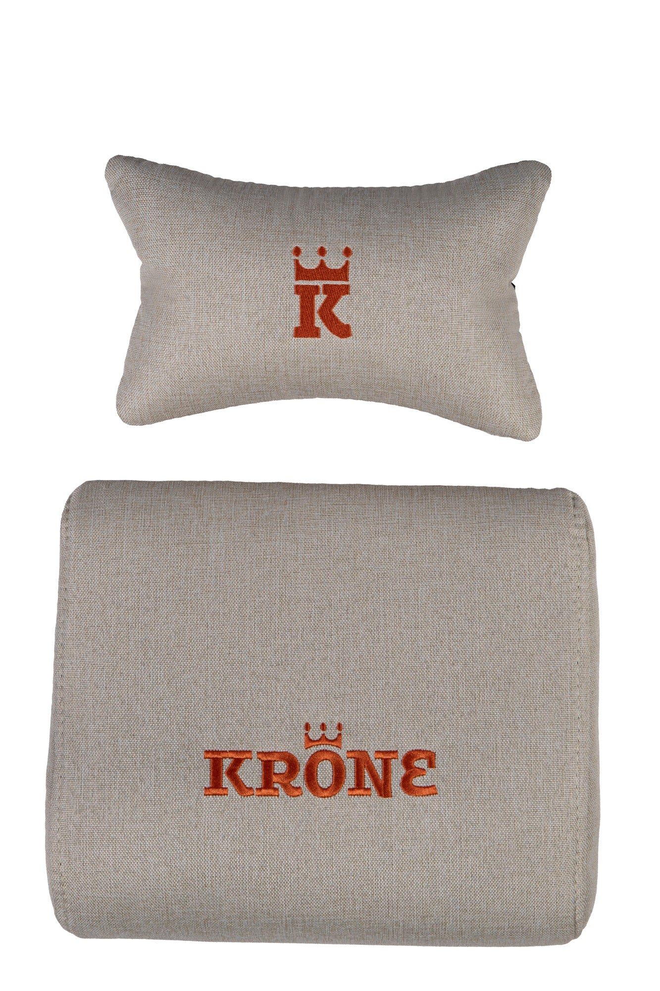Silla Gamer Oficina Krone Reclinable Fabric Crema