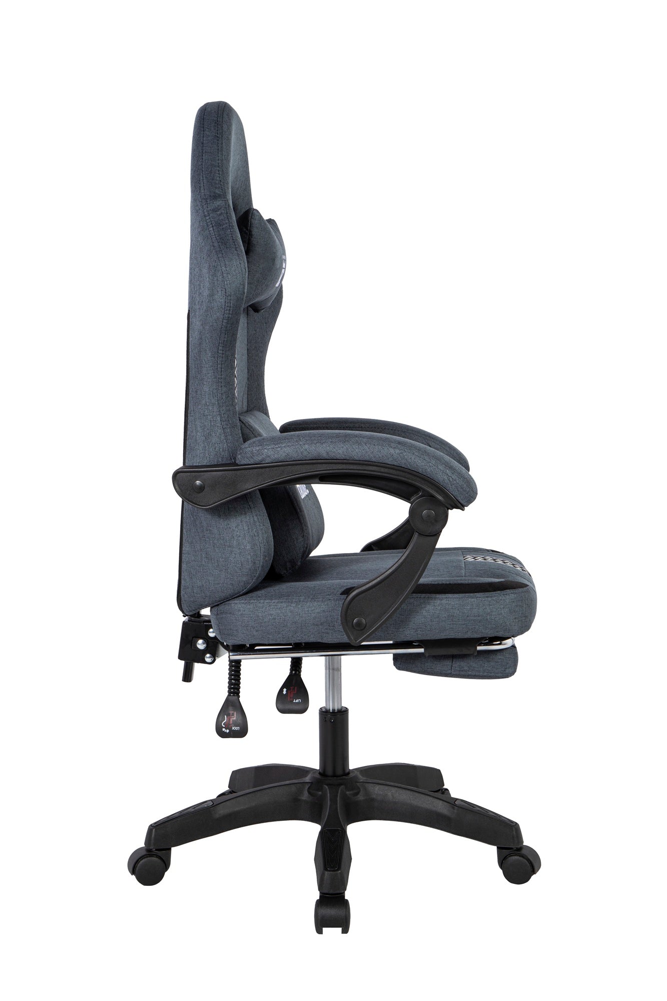 Silla Gamer Oficina Krone Reclinable Fabric Azul