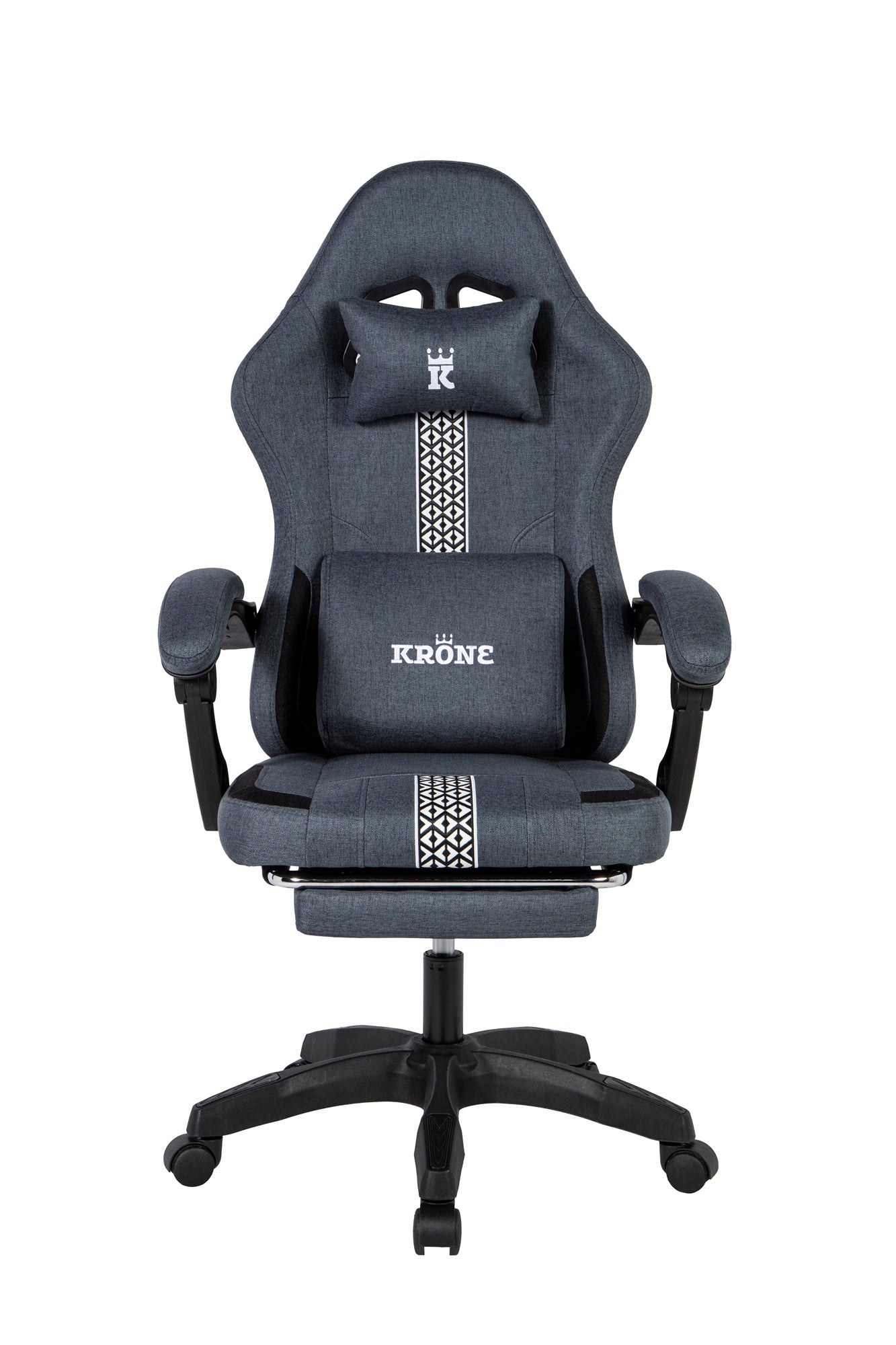 Silla Gamer Oficina Krone Reclinable Fabric Azul