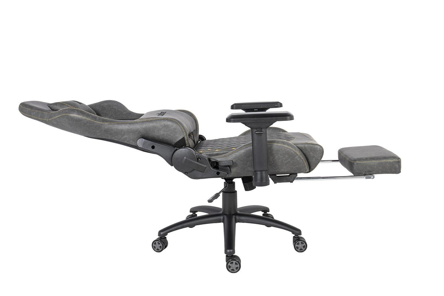 Silla Gamer Oficina Krone XL PRO Reclinable + Masaje + Apoyapies 11