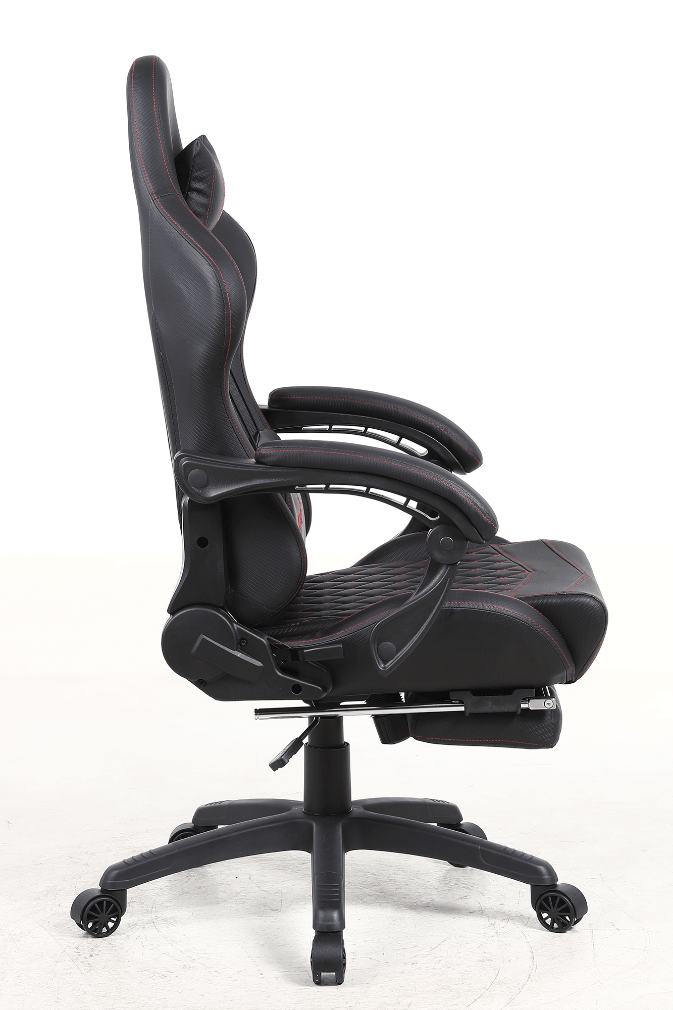 Silla Gamer Oficina Krone XL Reclinable + Masaje+ Apoyapiés - Negra - Kronestore.cl