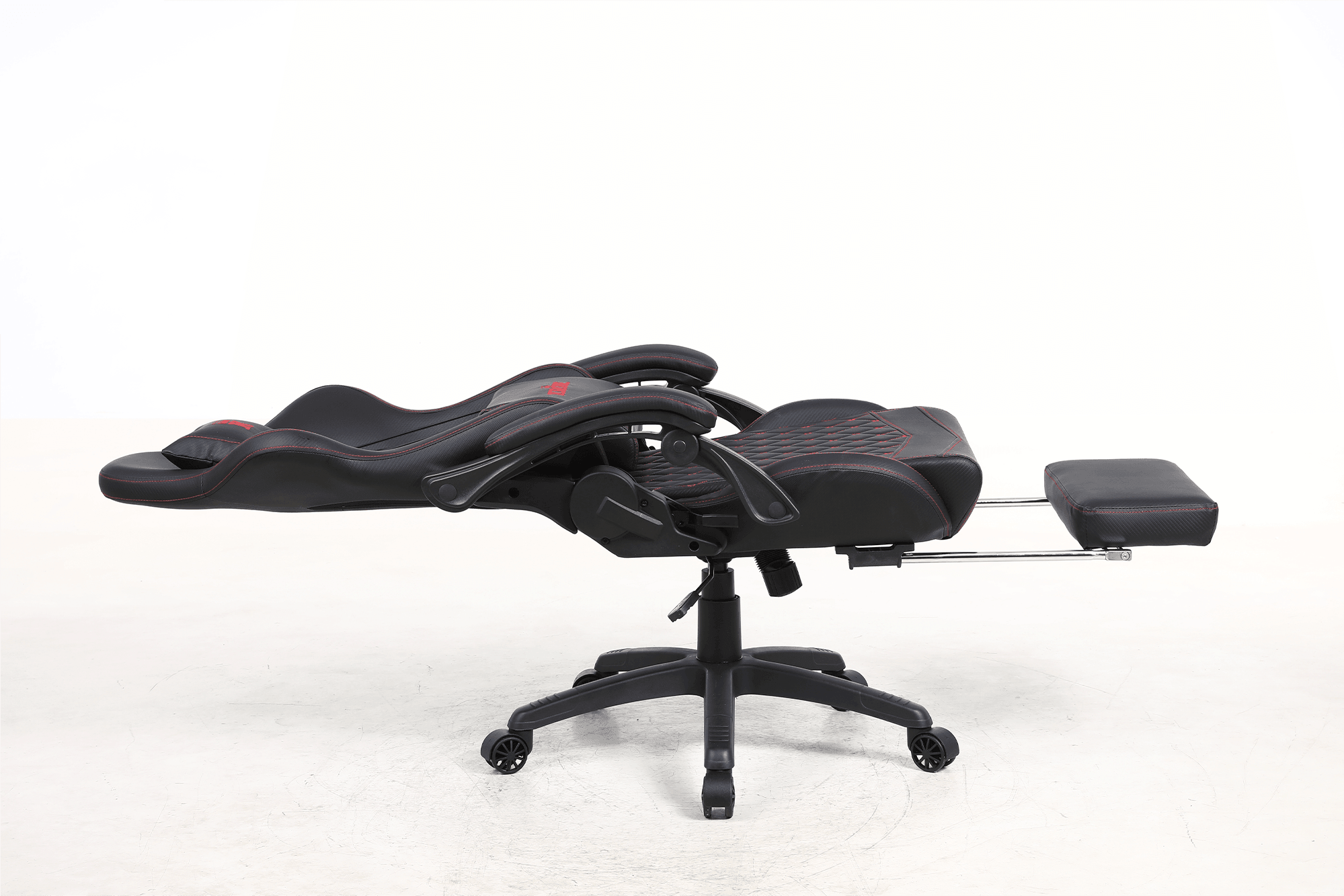 Silla Gamer Oficina Krone XL Reclinable + Masaje+ Apoyapiés - Negra - Kronestore.cl