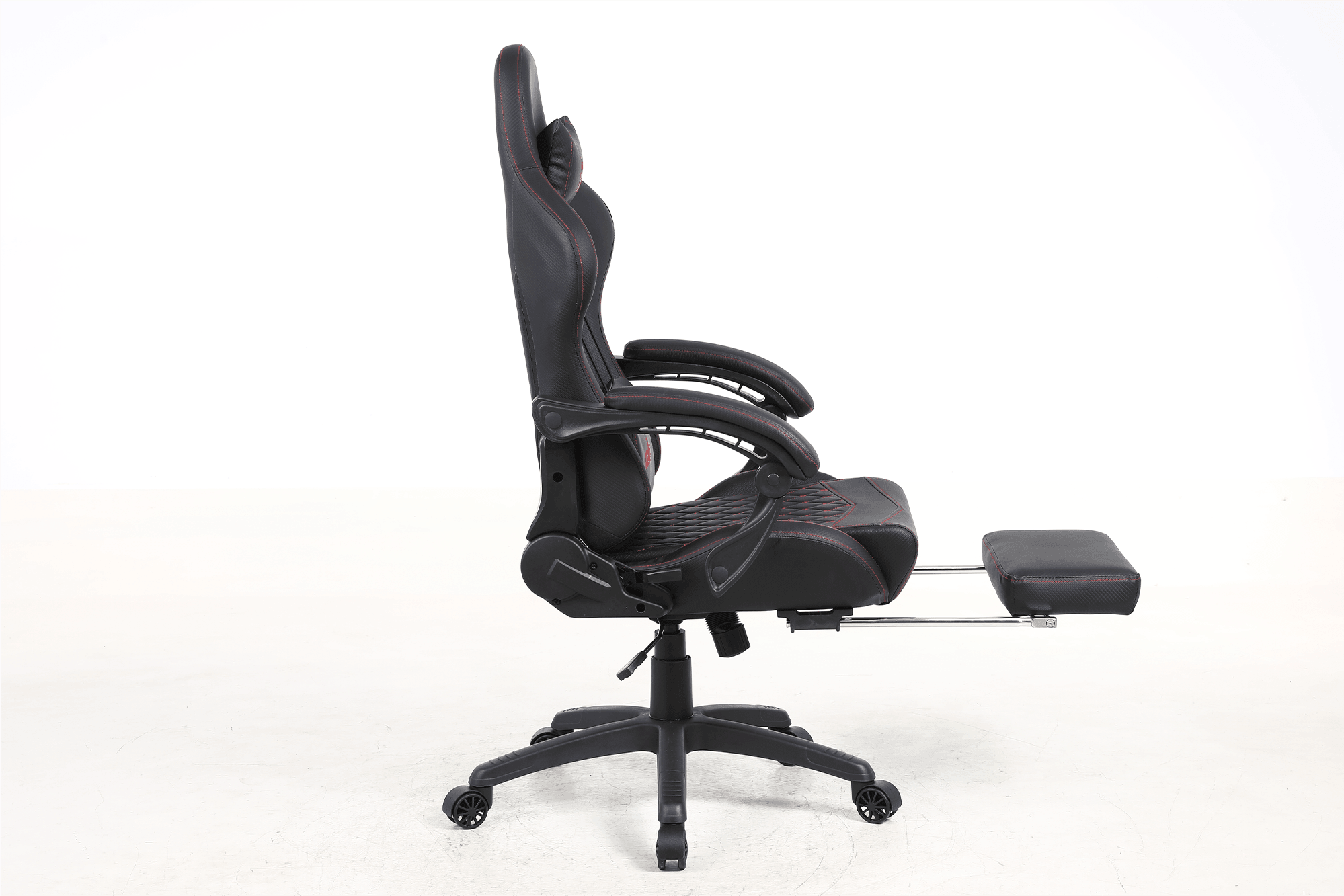 Silla Gamer Oficina Krone XL Reclinable + Masaje+ Apoyapiés - Negra - Kronestore.cl