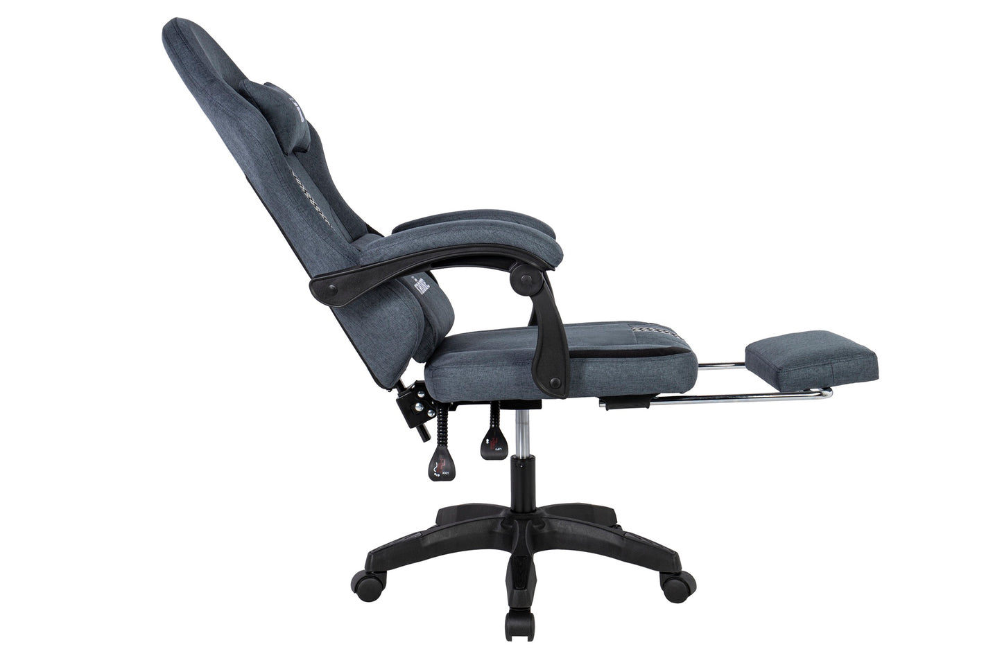 Silla Gamer Oficina Krone Reclinable Fabric Azul