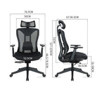 Silla Ejecutiva Ergonómica Krone Titán PRO con Soporte Lumbar - Kronestore.cl
