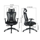 Silla escritorio oficina ergonómica Krone Titan Pro 7